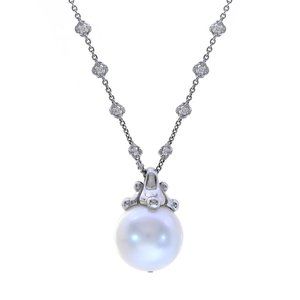 Paul Morelli South Sea Pearl on Diamond Necklace